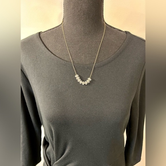 Ann Taylor Twist Front Midi Dress Size 8 - Picture 3 of 11